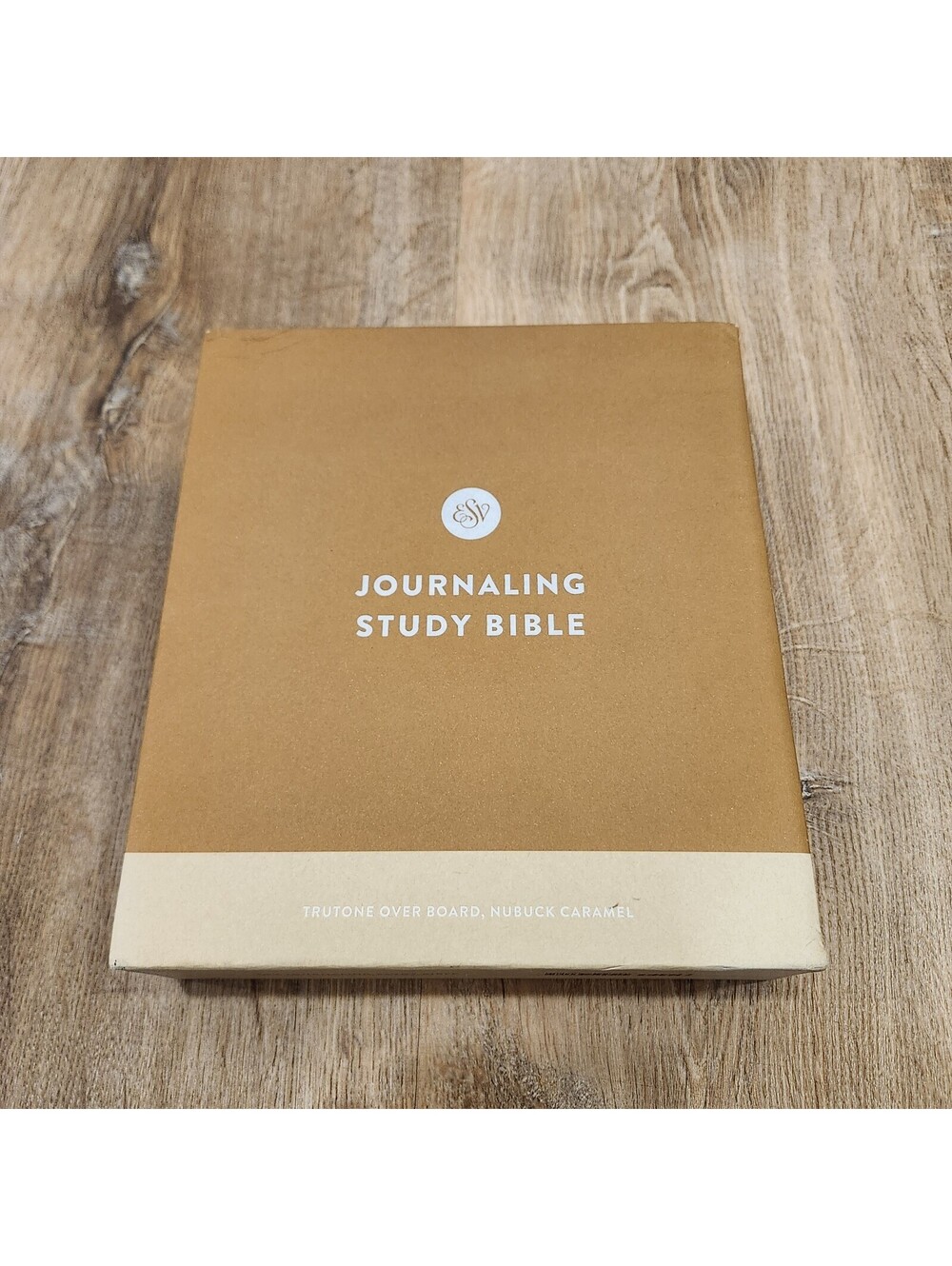 ESV Journaling Study Bible By J.I. Packer Nubuck Trutone Over Board *READ*